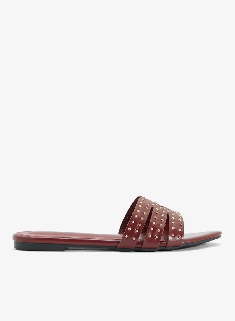 Ginger Studded Flat Sandal