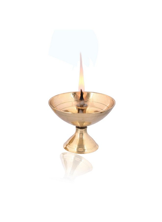 CraftVatika Brass Diya Diwali Decoration Items For Home Décor Gift Deepak Oil Lamp For Diwali Decoration Item, Daily Puja & Other Religious Rituals | Home Décor | Deepak For Home, Office & Temples | Festive Gifts - Image 2