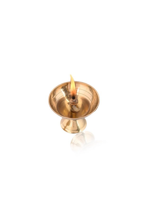 CraftVatika Brass Diya Diwali Decoration Items For Home Décor Gift Deepak Oil Lamp For Diwali Decoration Item, Daily Puja & Other Religious Rituals | Home Décor | Deepak For Home, Office & Temples | Festive Gifts - Image 5