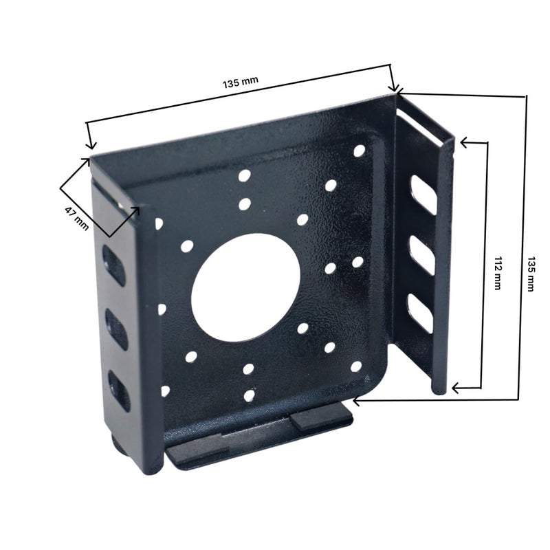 Varient Mac mini M4 Mount Stand Secure – Mount – Lockable Under Desk | Wall & Tabletop Bracket Holder | Anti-Theft Metal Rack with Screw Fixation for Mac mini 4 - Image 2