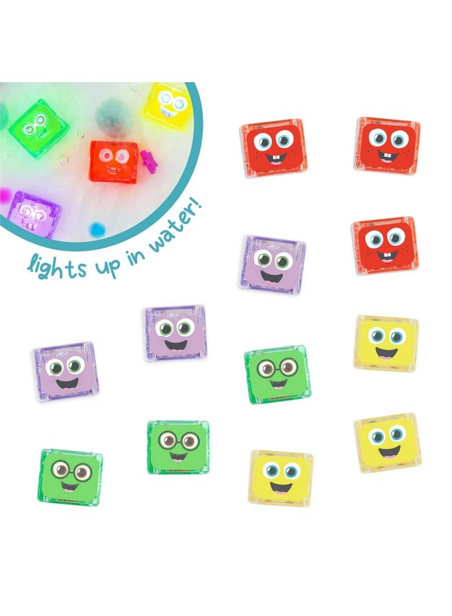 Glo Pals Water-Activated Light-Up Cubes for Sensory Play - 12 Pack - Image 3