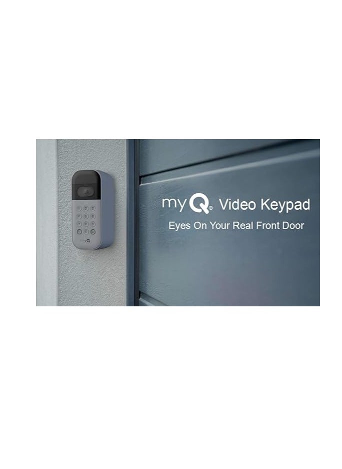 Liftmaster VKP1-LM MyQ Video Keypad with Camera, WiFi, and Smartphone Control. A Smart Garage keypad for Your Smart Home. Works with Chamberlain, LiftMaster, and Craftsman openers.