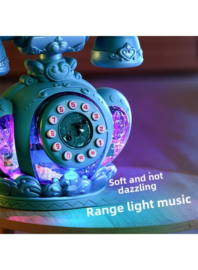 Children's Telephone Toy Music Simulation Landline Early Education Educational Retro Telephone Boys And Girls Baby Mobile Phone Wholesale-Color:Retro Telephone (pink) - Image 4