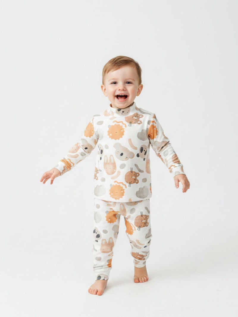Cloud Fashion Printed Warmy Set - Image 1