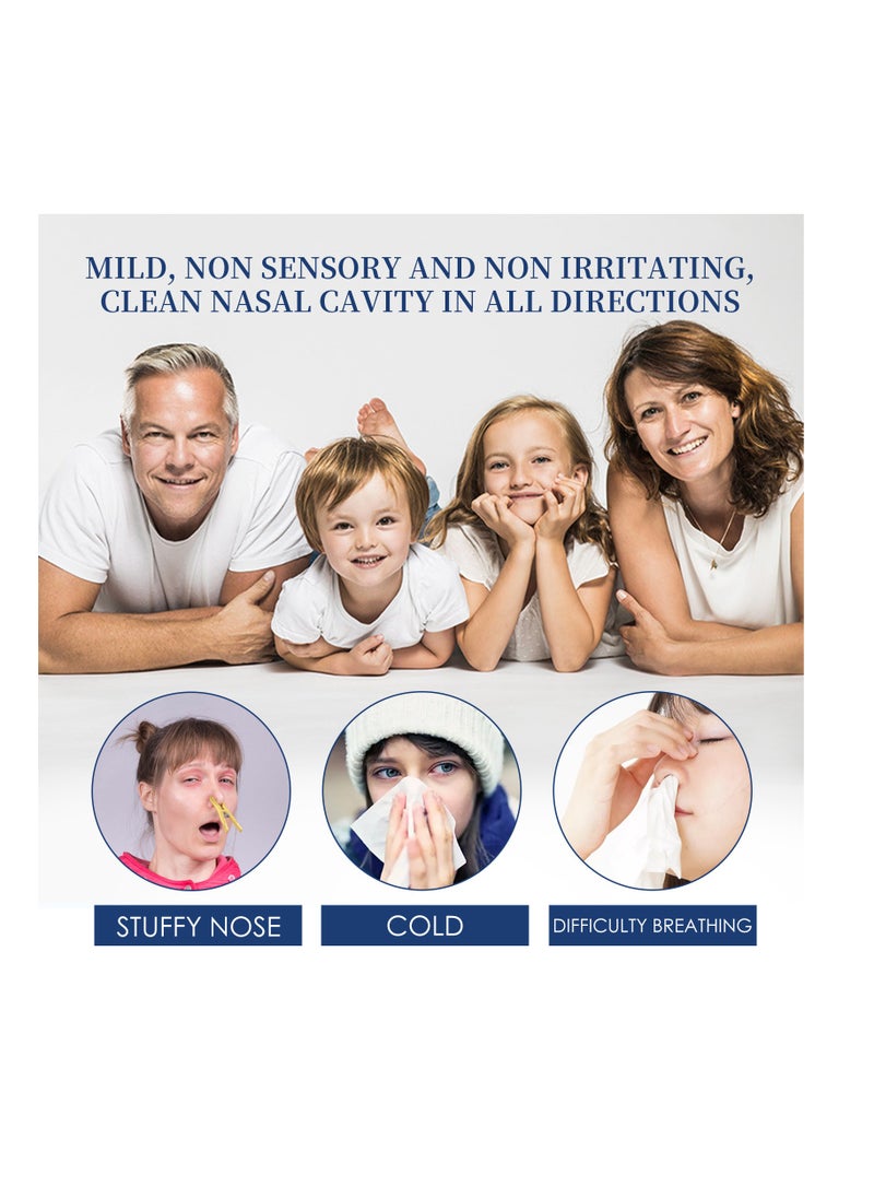 SOUTH MOON - Physiological Seawater Nasal for Gentle Cleansing of Nasal Congestion and Itching Relieves Shortness of Breath - Image 1