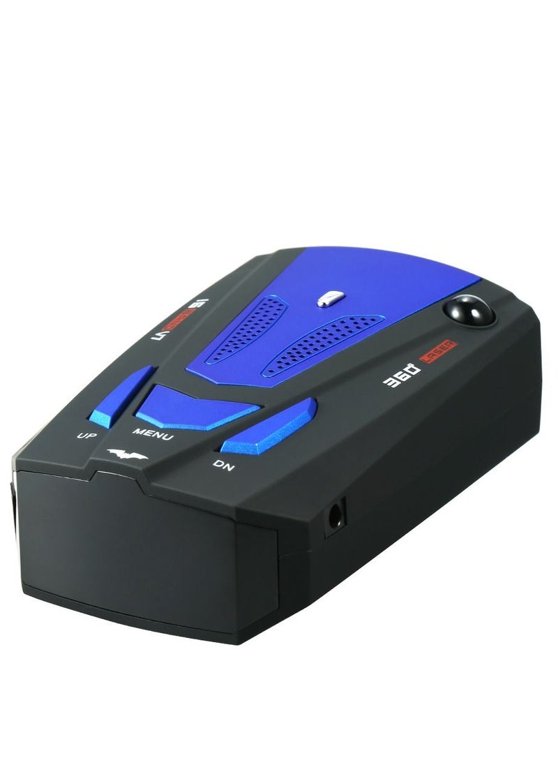 Generic - Car Vehicle Radar Detector Speed Control Detector V7 Speed Voice Alert Warning Device Blu - Image 1