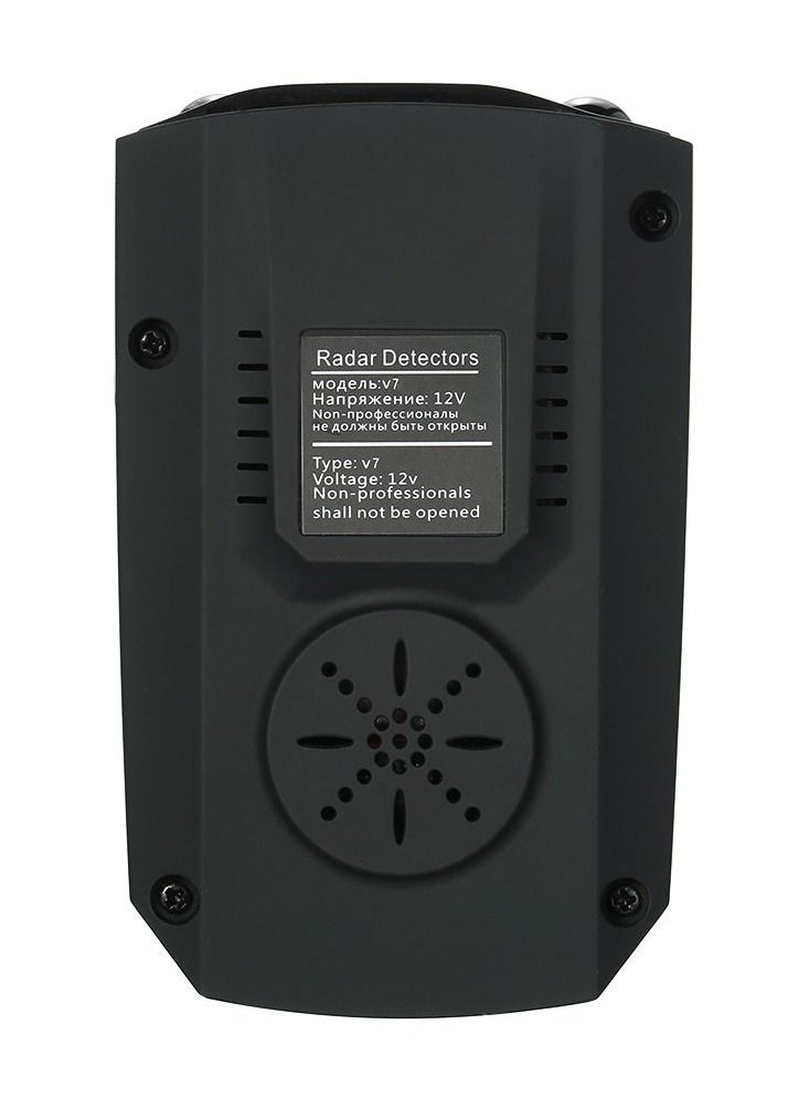 Generic - Car Vehicle Radar Detector Speed Control Detector V7 Speed Voice Alert Warning Device Blu - Image 1