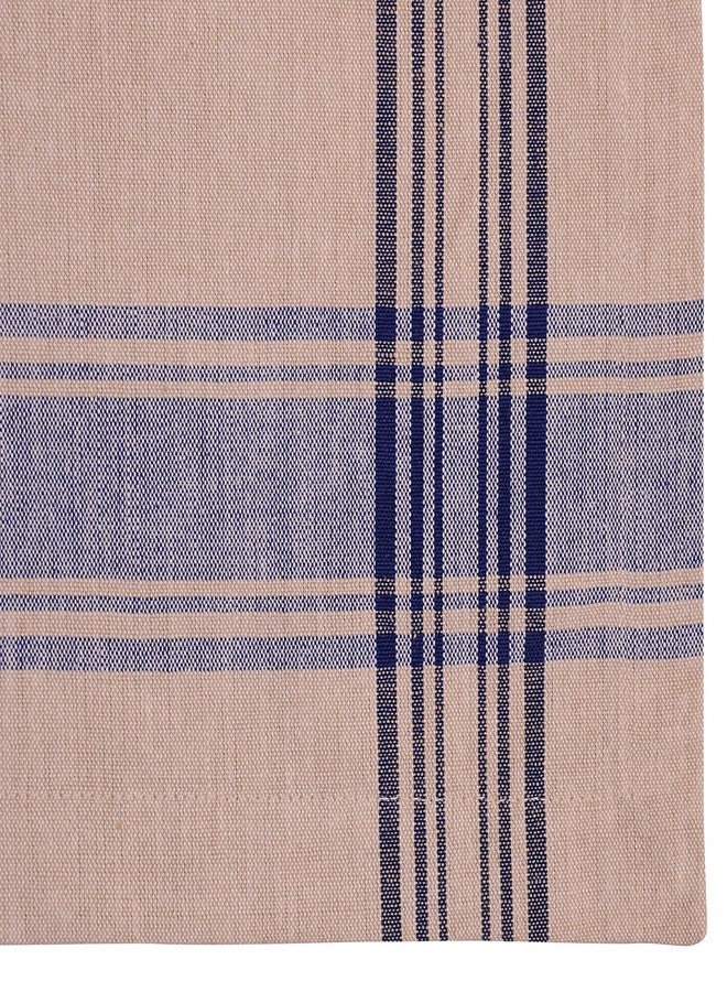 Yourtablecloth 100% Cotton Fabric Tablecloth - Nautical Design Table Cloth -Hemmed Edges, Quality & Durable - Blue Stripes, 60 x 104 Rectangle/Oblong - Image 2
