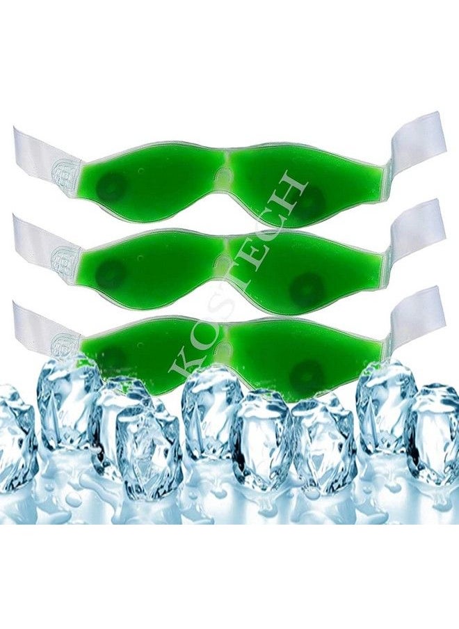 Kostech - Magnetic Cooling Aloevera Gel Eye Mask For Relaxing Stress Pack Of 3 - Image 1