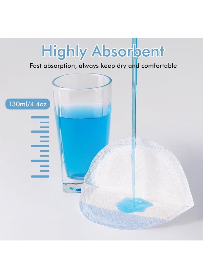 Aissiora Ultra-Breathable Nursing Pads Disposable Ultra-Thin, Super Absorbent Breast Pads for Leaking Milk, Soft and Stay Dry Breastfeeding Pads Portable, Breathable Nipple Pads Individually Wrapped 100 Count  - Image 3