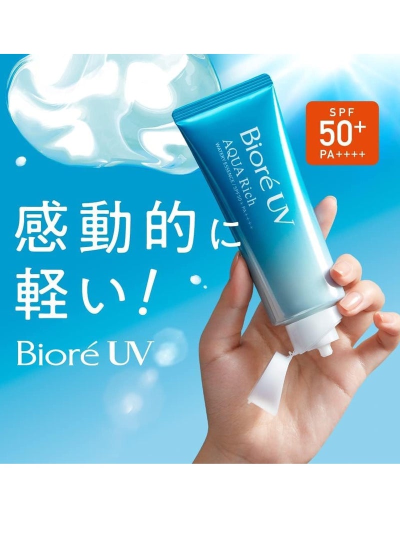 Bioré Sarasara UV Aqua Rich Watery Essence Sunscreen SPF50+ PA+++ - 70g (Pack of 2) - pzsku/Z39BBDFA15A9F0C41B856Z/45/1742968017/24fa58b8-4d1c-457d-8f04-1e4e4a840ad0