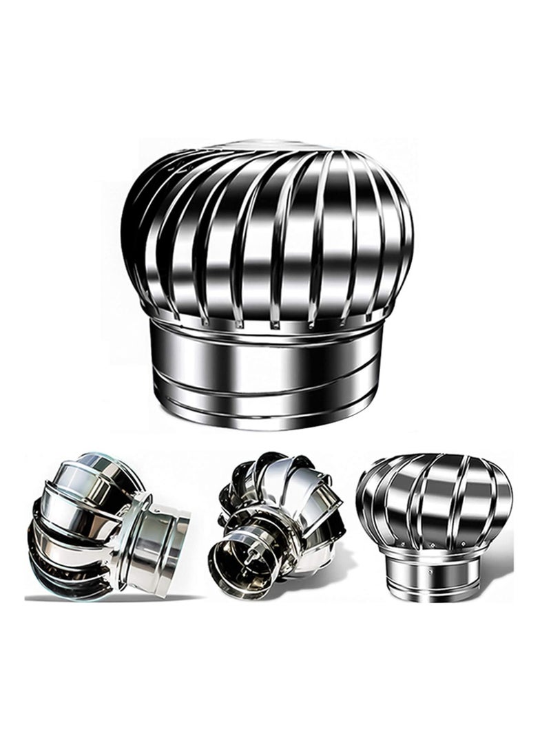 Generic Stainless Steel Rotating Chimney Cap Rotating Chimney Cap Protection Anti-fall Rotating Chimney Cap  - Image 1