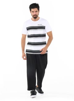 NAUTICA Striped Regular Fit Premium Cotton Crew Neck T-shirt  - Image 4