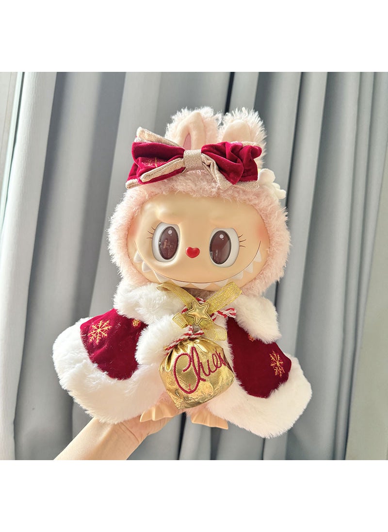 Labubu Time To Chill Doll Clothes 38cm Rubber Plastic Plush Doll Clothes Replacement Chinese Mainland Origin Home Decor Mini Mod New queen shell no. s 