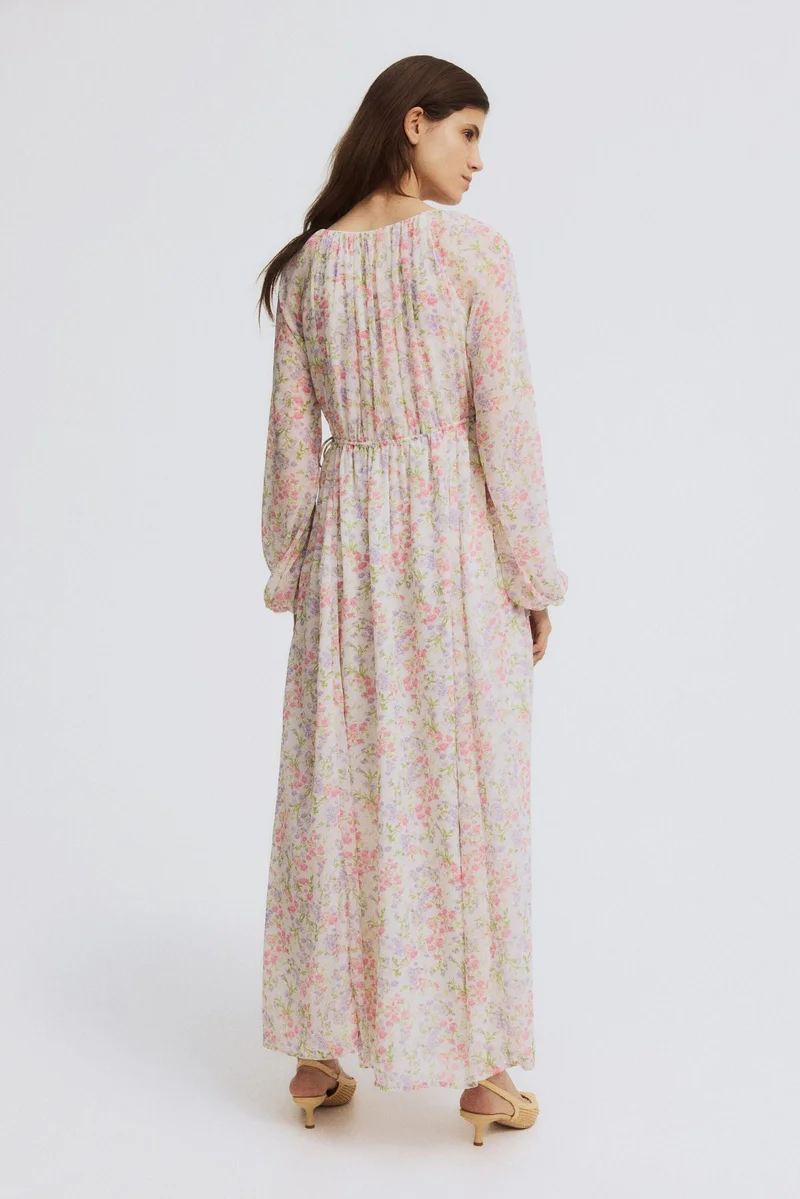 H&M  MAMA Balloon-sleeved maxi dress for Women | Best Price UAE