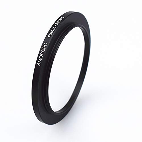 Amopofo Metal Step Up Ring Adapter 49mm to 58mm Step-Up Lens Adapter Ring for Filters,Made of CNC Machined Space Aluminum with Matte Black Electroplated Finish - Image 4