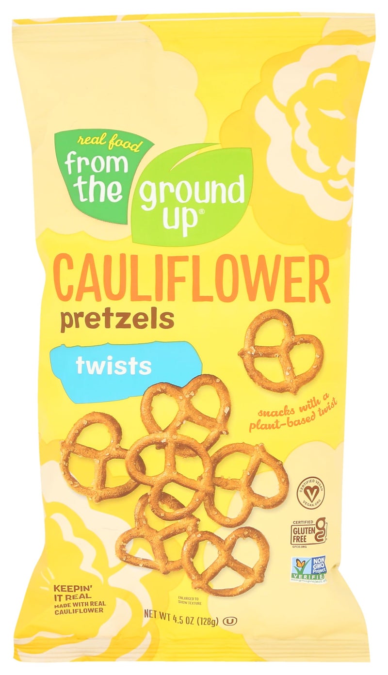 From The Ground Up, Original Cauliflower Pretzel Twists, 4.5 Ounce - Image 1