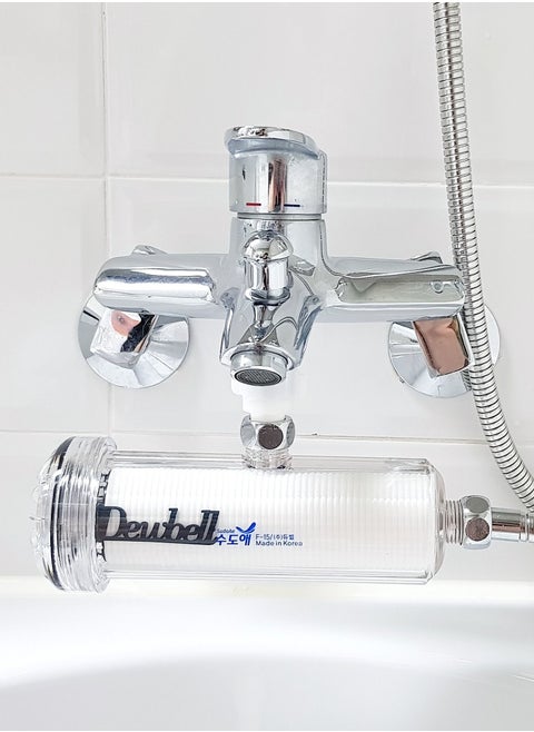 [DEWBELL] F15 Water Filter system for SHOWER (ECONOMY TYPE) / Water Filter/Removes rust and Harmful substances | Made in Korea