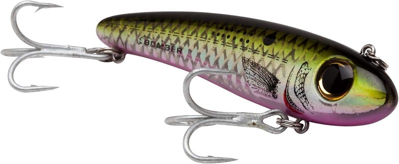 BOMBER Lures Mullet Slow-Sinking Twitch / Walking Saltwater Fishing Lure - Excellent for Speckled Trout, Redfish, Stripers and More, 3 1/2 Inch, 5/8 Ounce - Image 2