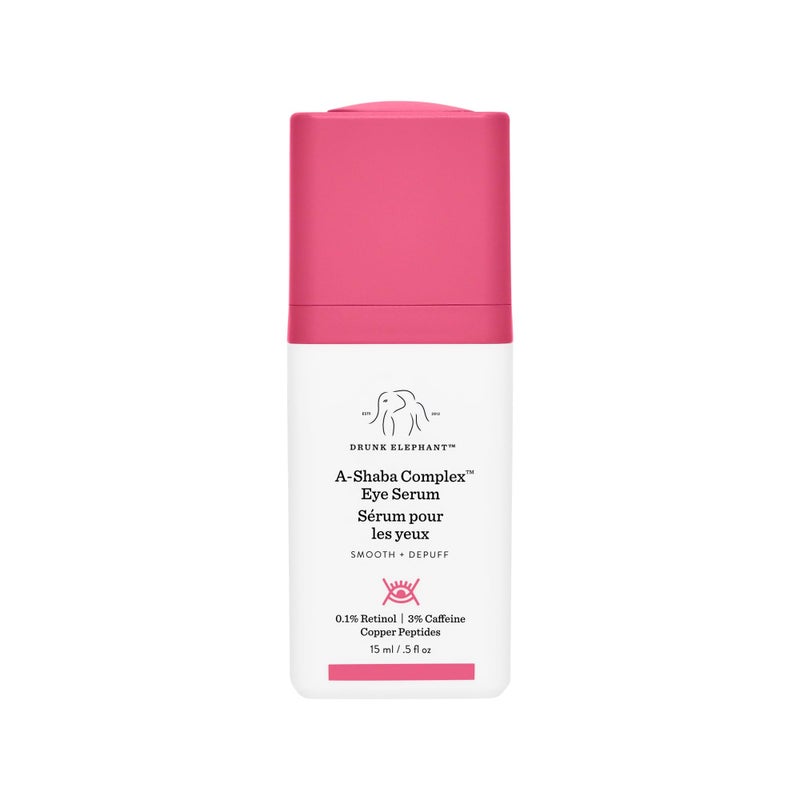 Drunk Elephant A-Shaba Complex Eye Serum - 15 ml/.5 fl oz - .1% Retinol Eye Cream - Clean Clinical Skincare - Cruelty-Free - Dermatologist-Tested - Free of Essential Oils, Silicones, and Fragrance - Image 1