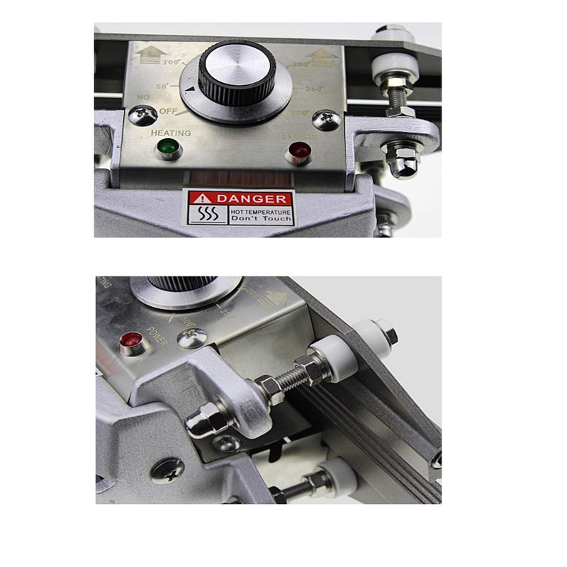 VOTOER FKR-200 8" Hand Held Crimp Heat Sealer Bag Machine Tool Aluminum Foil Kraft (8 Inch Sealing Length) - Image 3