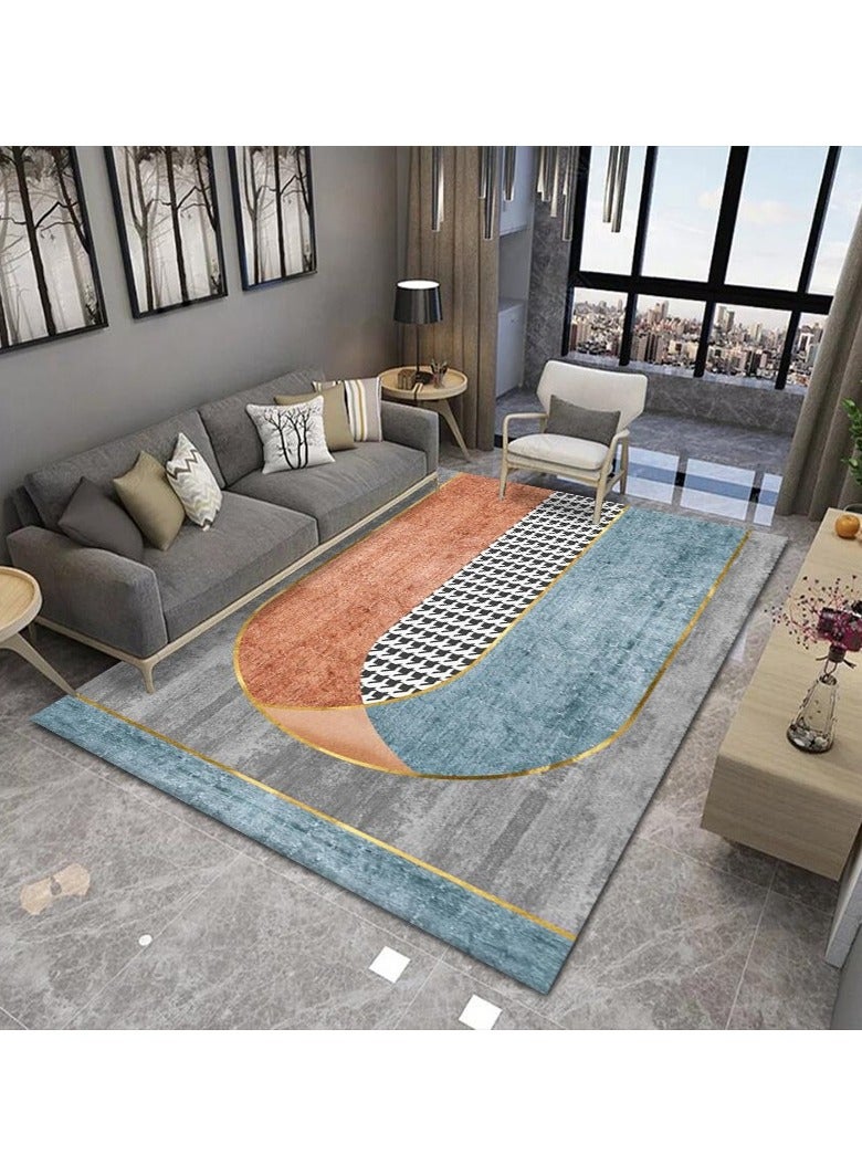 سجادة عصرية بسيطة من سلسلة البرتقال الناعمة والمريحة عالية الجودة