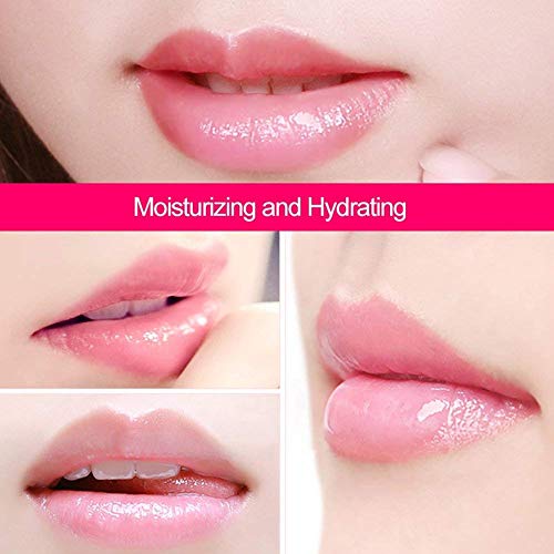 Jakuva 30 pack Pink Collagen Crystal Lip Masks Lip Plumper Masks Gel Patch Lip Masks Moisturizing Lip Remove Dead Skin Anti Chapped & Anti-Aging(Pink 2） - Image 2