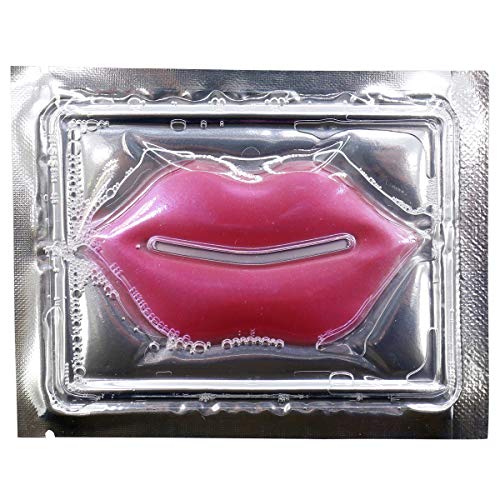 Jakuva 30 pack Pink Collagen Crystal Lip Masks Lip Plumper Masks Gel Patch Lip Masks Moisturizing Lip Remove Dead Skin Anti Chapped & Anti-Aging(Pink 2） - Image 4
