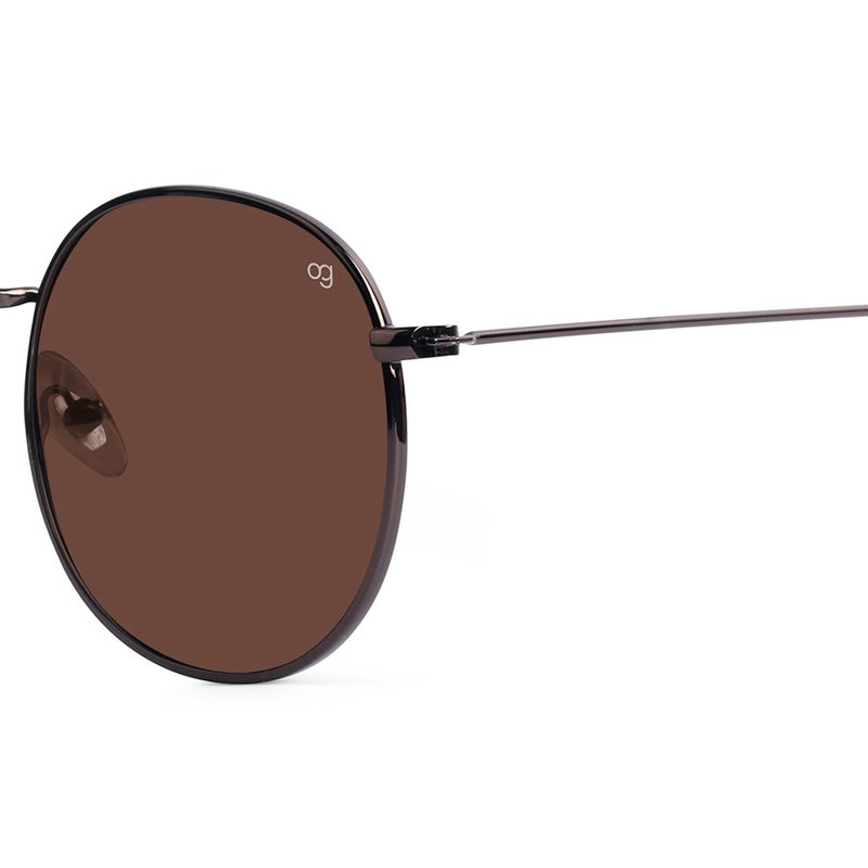 ووجلز نظارة شمسية مستديرة مستقطبة بنية - Image 3