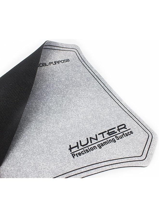 erorex Gaming Mouse Pad Fabric Surface Anti Slip Natural Rubber Base With Ultra Fast Optical Sensor Mouse Gray - Image 5