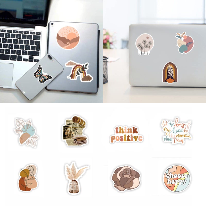 CAKOLINK Vintage Aesthetic Stickers 50 Pcs, Vinyl Waterproof Stickers for Water Bottles Laptop Phone Computer Guitar (1) - Image 5