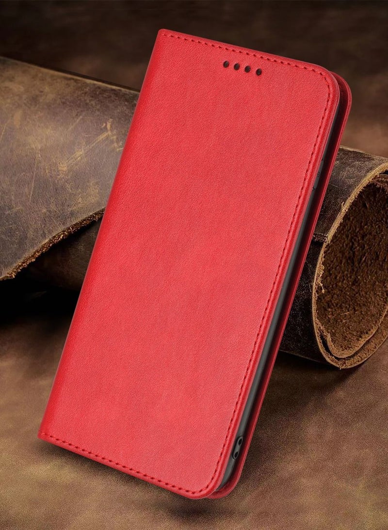 Suteni Flip Cover Card Slots Magnetic Leather Phone Case for iPhone  - Image 1