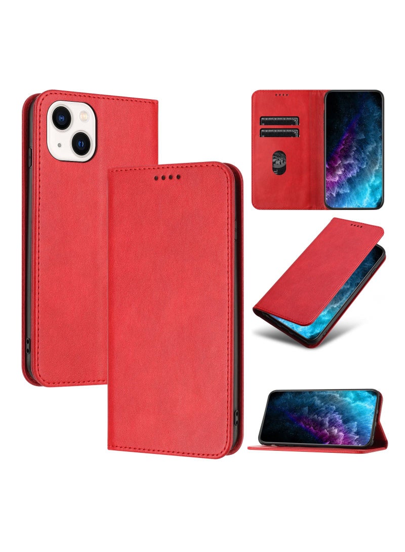 Suteni Flip Cover Card Slots Magnetic Leather Phone Case for iPhone  - Image 2