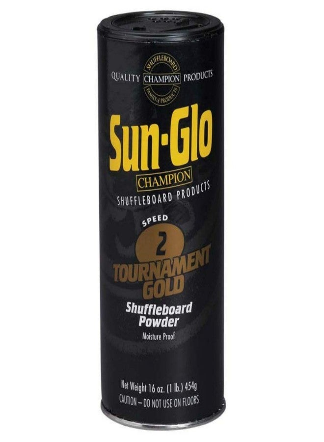 Sun Glo Shuffleboard Powder - Speed 2 - Tournament Gold