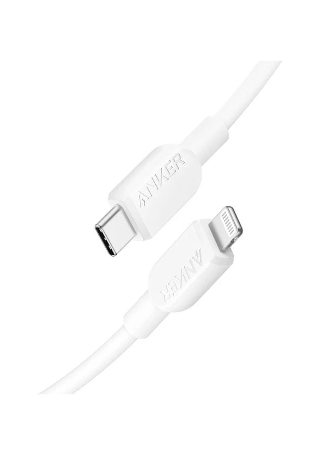 Anker 310 USB-C to Lightning Cable A81A2, Fast Charging and Data Transfer, MFi Certified iPhone Charging Cable, Durable and Reliable Design, Compatible with iPhone, iPad, and AirPods - Image 1