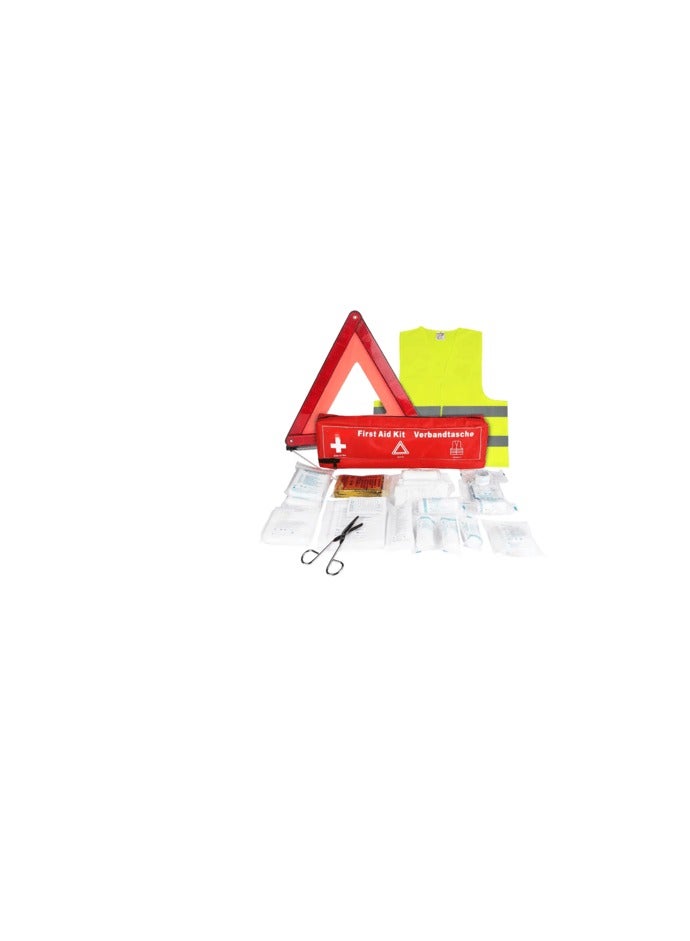ABBASALI Safety Traingle,Safety Jacket,First Aid Pouch & Infinity Dry Powder Fire Extinguisher - 6kg For Big Vehicles  - Image 3