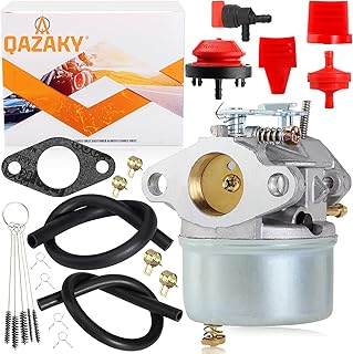 QAZAKY 640298 Carburetor Compatible with Tecumseh OH195SA 5.5HP OHSK70 7HP 4-Cycle Snowblower 2-Stage Craftsman Toro - Image 1