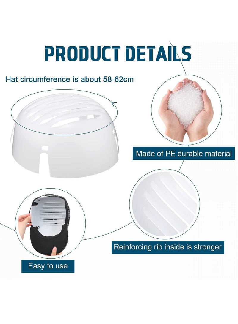 SYOSI SYOSI Universal Bump Cap Insert 3 Pcs Baseball Bump Cap Insert Bump Cap Insert Safety Bump Cap PE Lined Bumper Hat Insert for Baseball Caps Hard Hat Insert Lightweight Fit for Most Baseball Hat  - Image 2