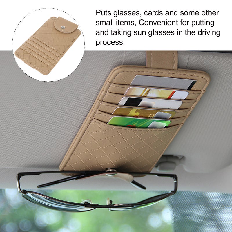 Car Sun Visor Organizer Auto Interior Cards Storage Organizer - Image 5