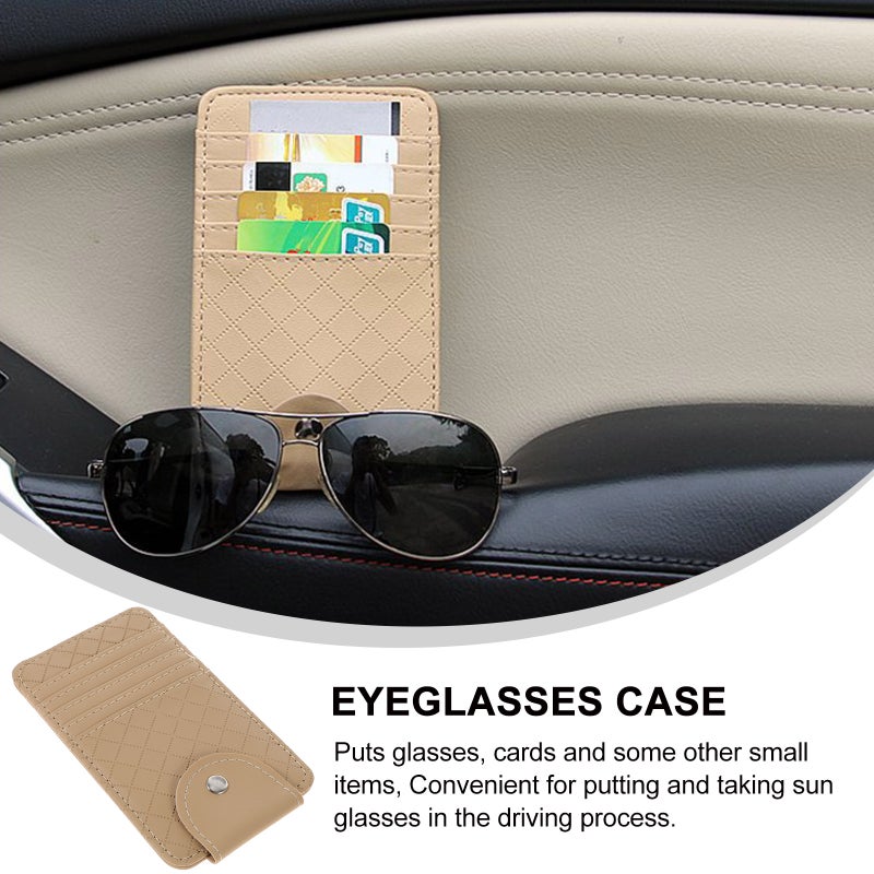 Car Sun Visor Organizer Auto Interior Cards Storage Organizer - Image 4