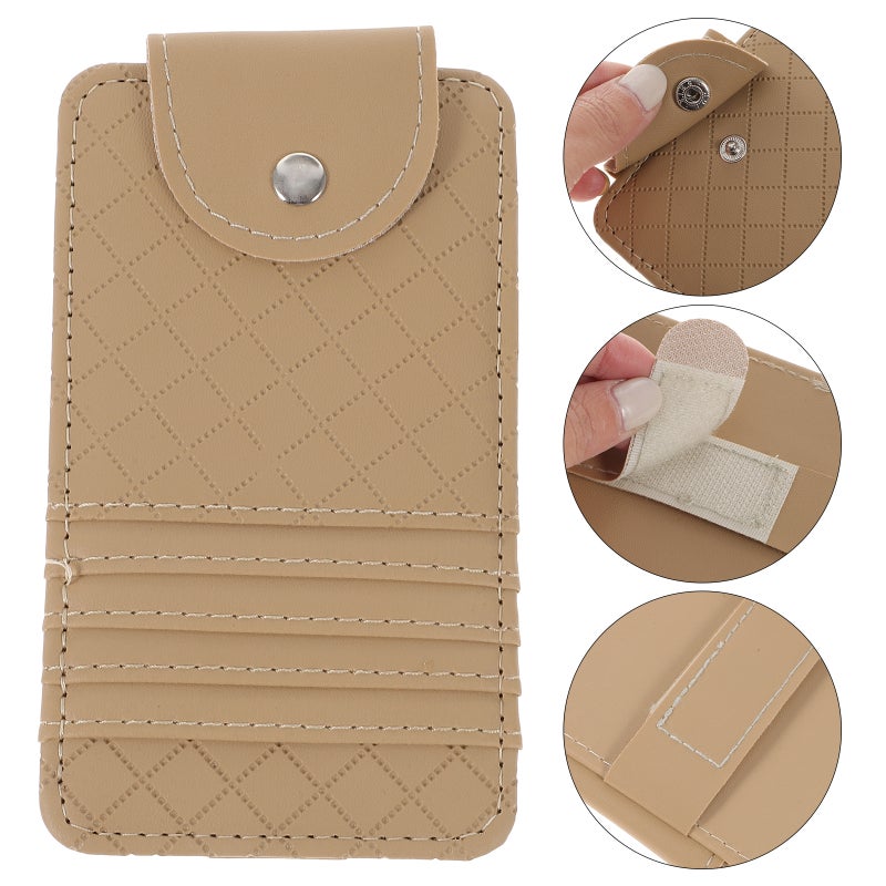 Car Sun Visor Organizer Auto Interior Cards Storage Organizer - Image 2