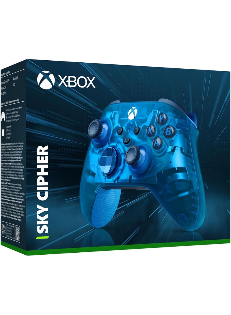 مايكروسوفت وحدة تحكم Xbox اللاسلكية من Microsoft (إصدار Sky Cipher) لأجهزة Xbox Series X/S وXbox One وأنظمة Windows 10/11 وAndroid وiOS - جديدة وأصلية - Image 2