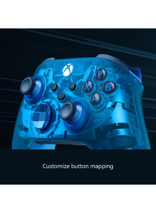 مايكروسوفت وحدة تحكم Xbox اللاسلكية من Microsoft (إصدار Sky Cipher) لأجهزة Xbox Series X/S وXbox One وأنظمة Windows 10/11 وAndroid وiOS - جديدة وأصلية - Image 4