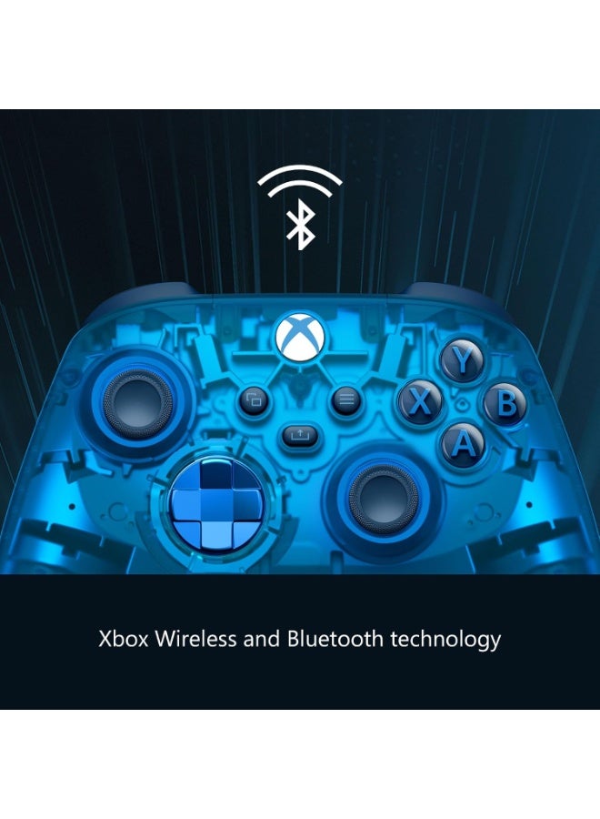 مايكروسوفت وحدة تحكم Xbox اللاسلكية من Microsoft (إصدار Sky Cipher) لأجهزة Xbox Series X/S وXbox One وأنظمة Windows 10/11 وAndroid وiOS - جديدة وأصلية - Image 5
