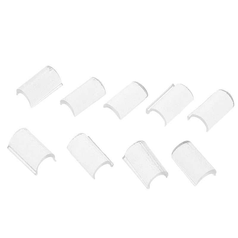 100pcs Transparent Hot Melt Adhesive Beads for Hair Extensions Hot Fusion Glue for Professional Salon Use - Image 1