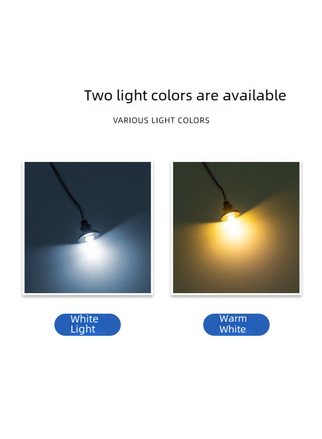 Moss Micro Landscape Decoration Lamp Building Sand Table Model Wall Lamp Material With Lamp Model Ceiling Lamp-Color:Dark Green  - Image 4