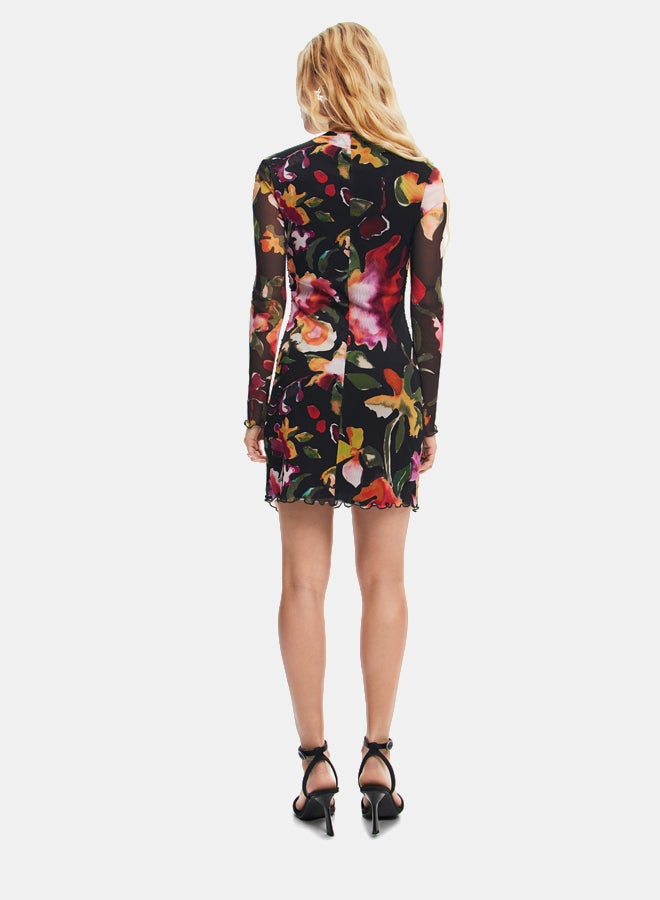 DESIGUAL Short floral dress  - Image 4