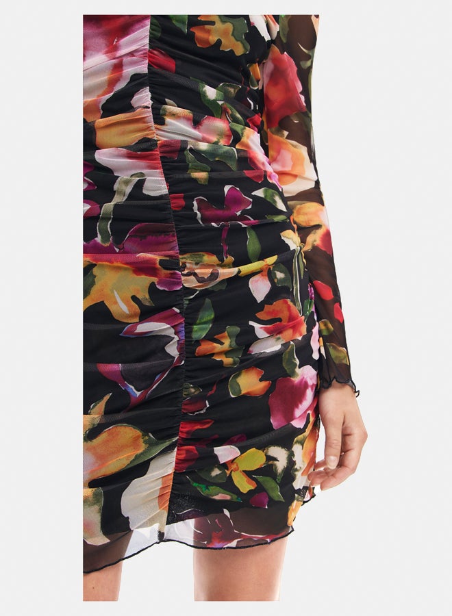 DESIGUAL Short floral dress  - Image 5