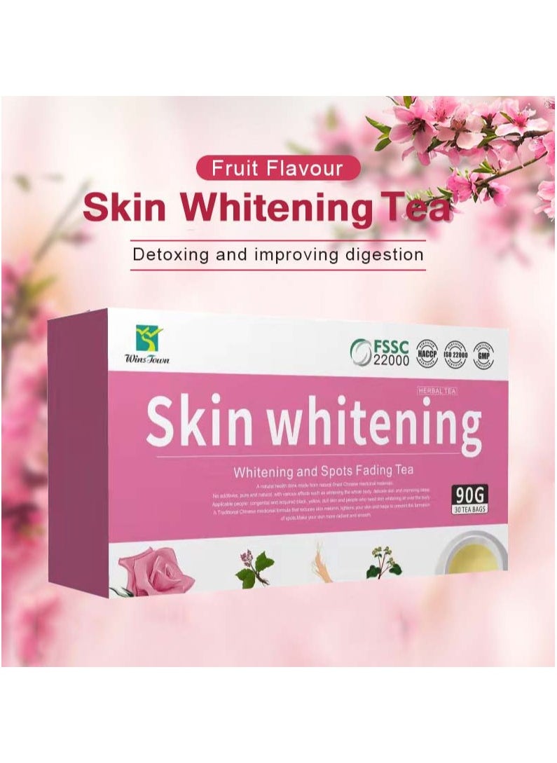 30 Day Detox Slim Tea,Whiten Skin Tone,Weight Loss,Smoother Skin,Reduce Acne