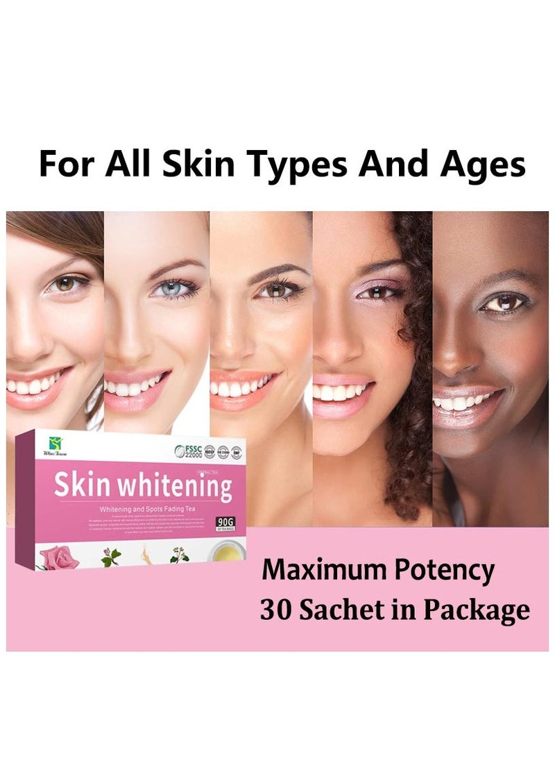 30 Day Detox Slim Tea,Whiten Skin Tone,Weight Loss,Smoother Skin,Reduce Acne
